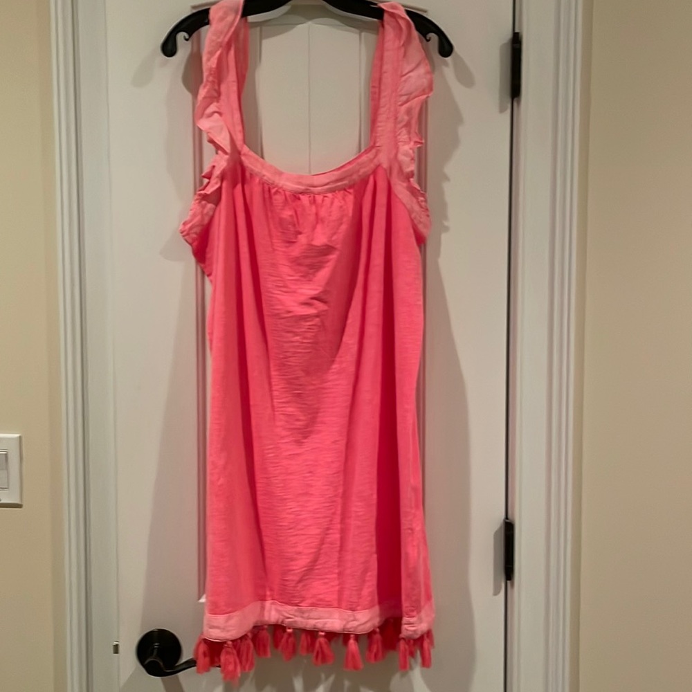 Nwot vineyard vines pink dress size large